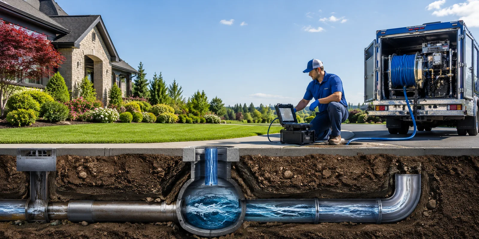 Drainage restoration information for Commiskey, IN